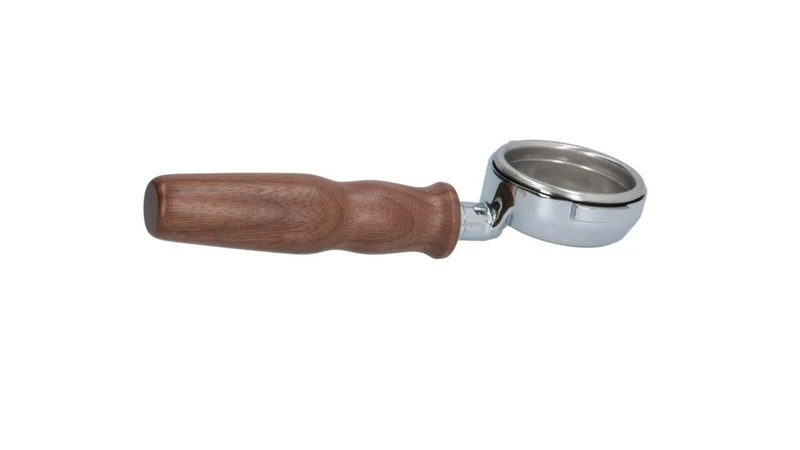 Lelit Bottomless Portafilter Filterholder Espresso Walnut Wood Handle 58mm 21g