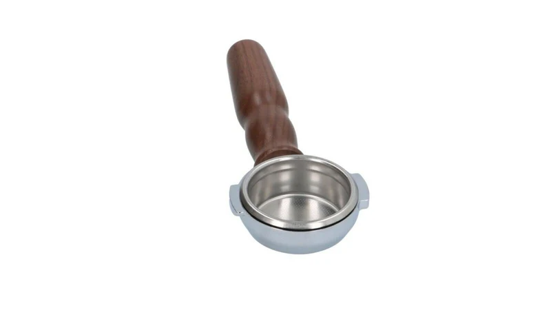 Lelit Bottomless Portafilter Filterholder Espresso Walnut Wood Handle 58mm 21g