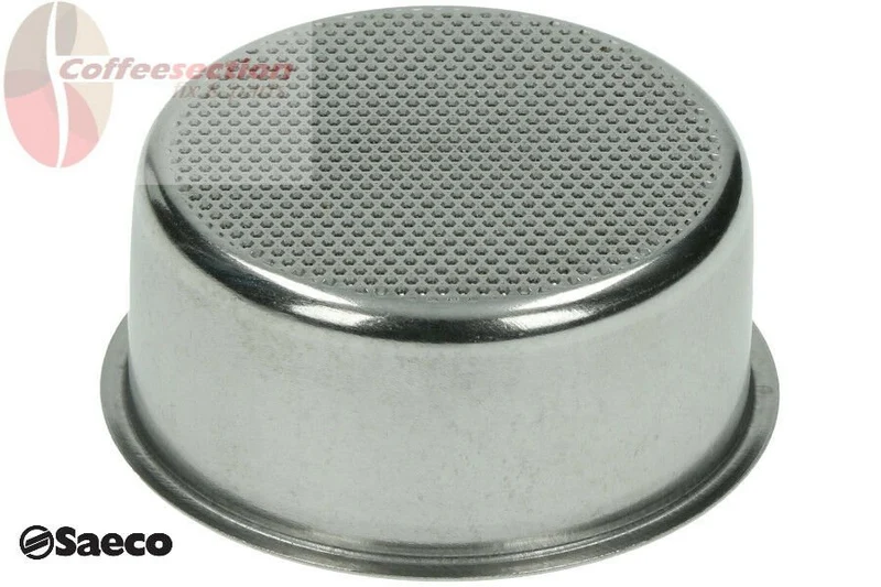 Saeco Parts Double Cup Filter Holder Basket, 2cup 124650221 - 55mm replacement