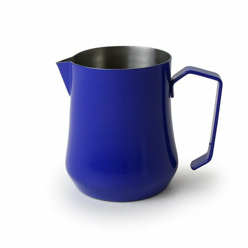 Motta OEM Stainless Steel Pitcher Blue Tulip Coffee Jug Barista cappuccino 0.50l