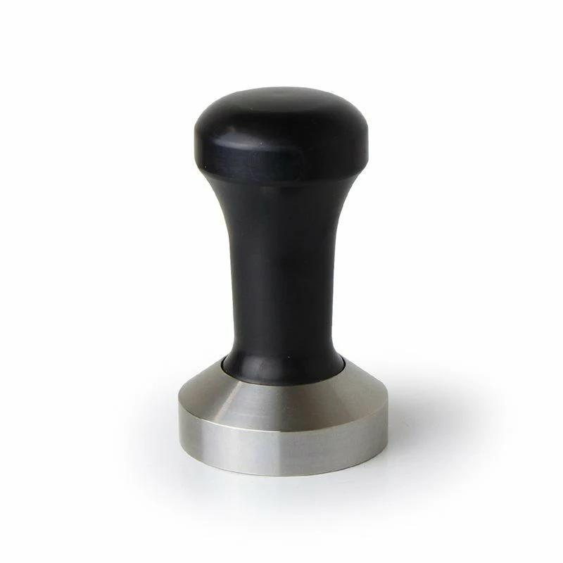 Flat Stainless Coffee Tamper ø 51mm for La Pavoni Black Handle - Millennium