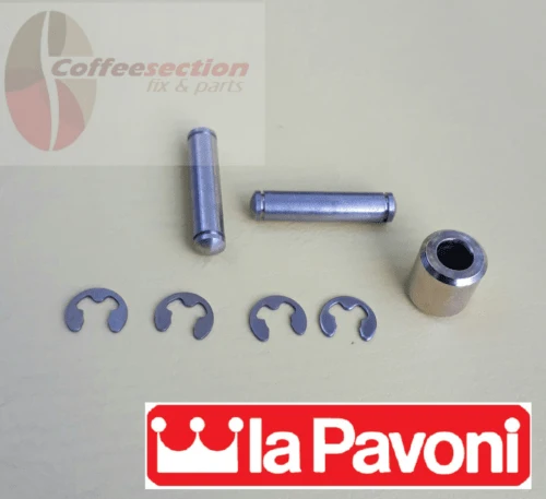 La Pavoni kit - set for EUROPICCOLA, PROFESSIONAL - stainless lever pin, 7 piece