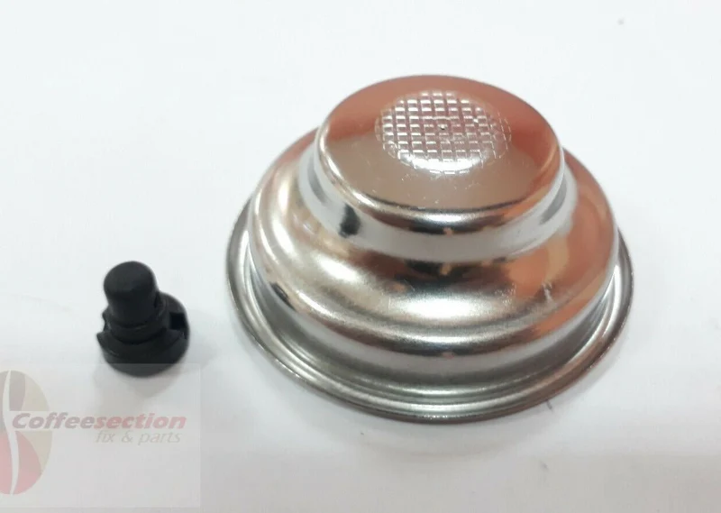 Gaggia - 11011693 Stainless Steel 1 Cup Filter Basket with Pin Pressurised Crema