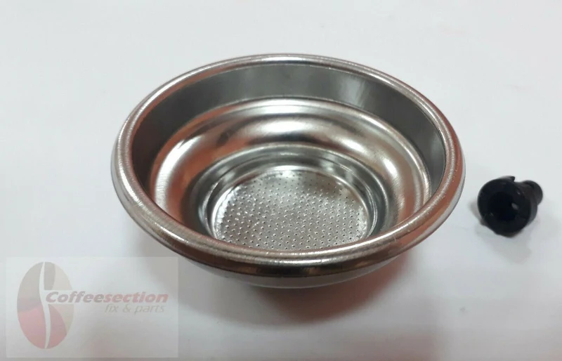 Gaggia - 11011693 Stainless Steel 1 Cup Filter Basket with Pin Pressurised Crema