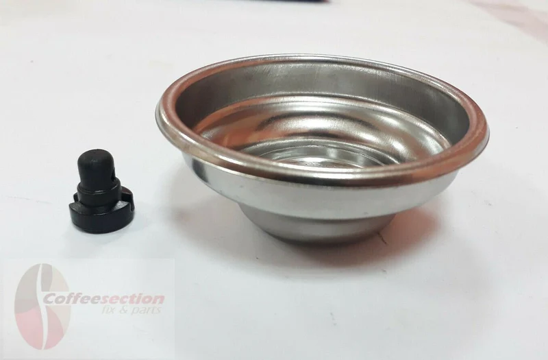 Gaggia - 11011693 Stainless Steel 1 Cup Filter Basket with Pin Pressurised Crema