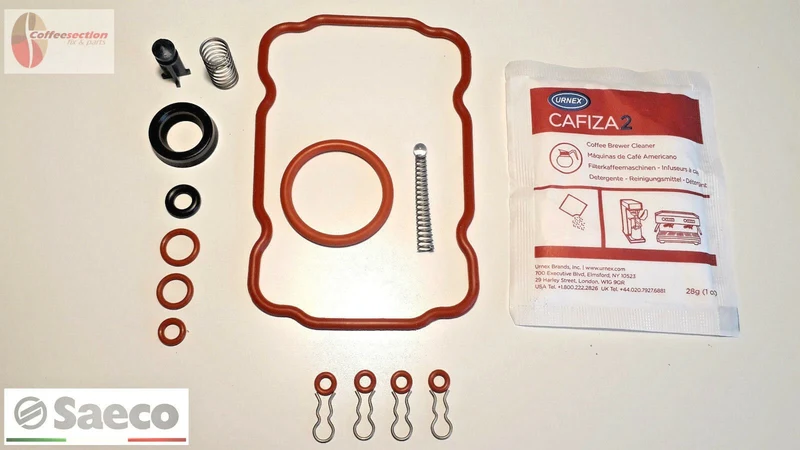Saeco parts set Fully Repair Kit for Vienna include Cafiza2 Urnex Cleaner orings