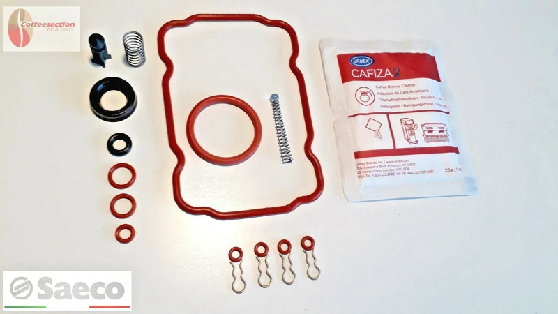 Saeco parts set Fully Repair Kit for Vienna include Cafiza2 Urnex Cleaner orings
