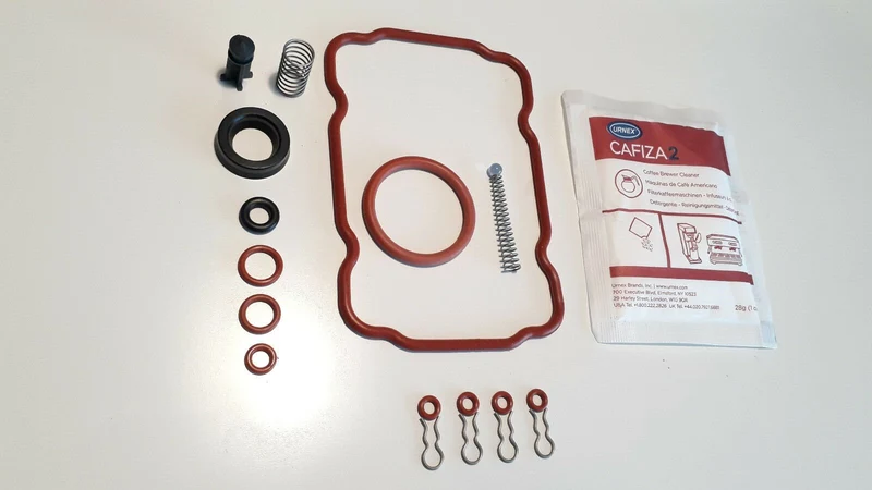 Saeco parts set Fully Repair Kit for Vienna include Cafiza2 Urnex Cleaner orings