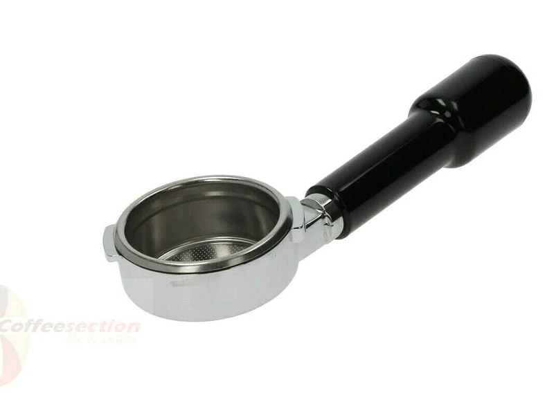 Bottomless Naked Portafilter Handle for Gaggia with 21g Double Shot Basket 3cup