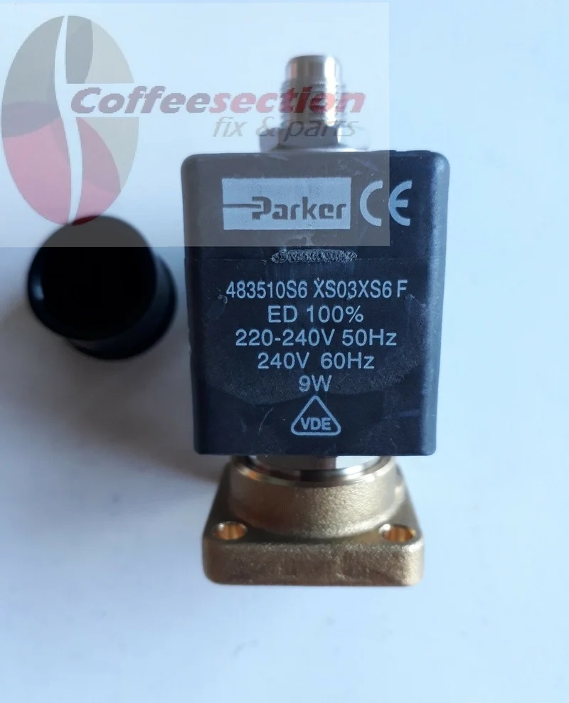 Solenoid Lucifer Valve 230v - 3way, Rancilio Silvia, Faema, San marco, Brasilia