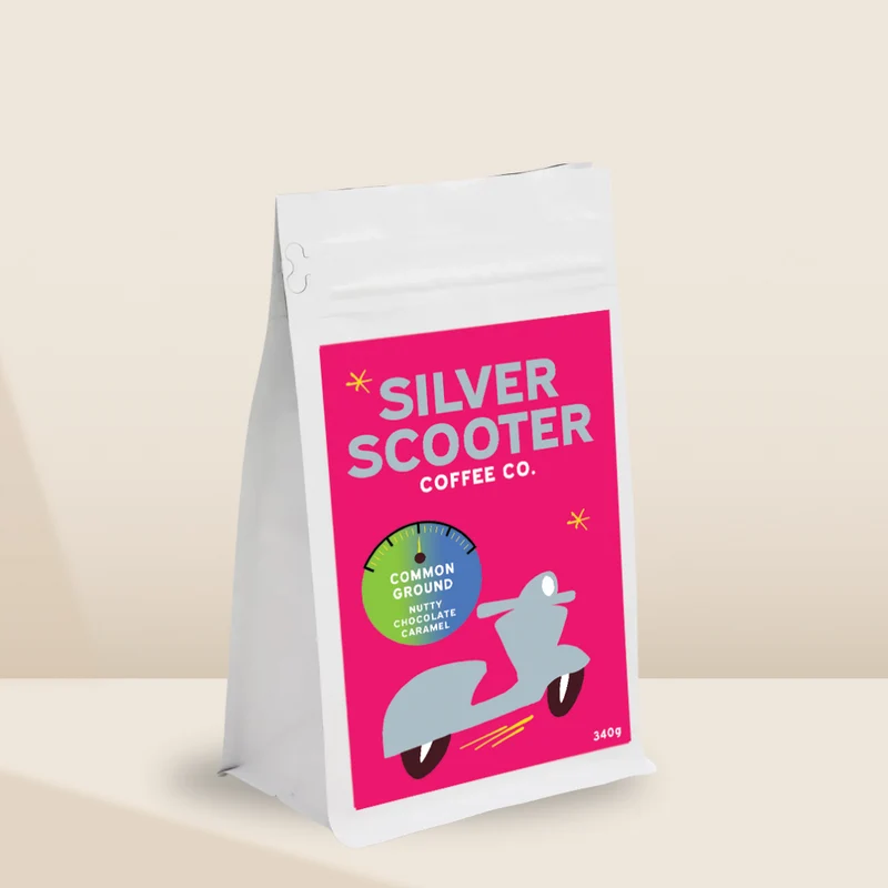 Silver Scooter Coffee WB Common Ground 12oz