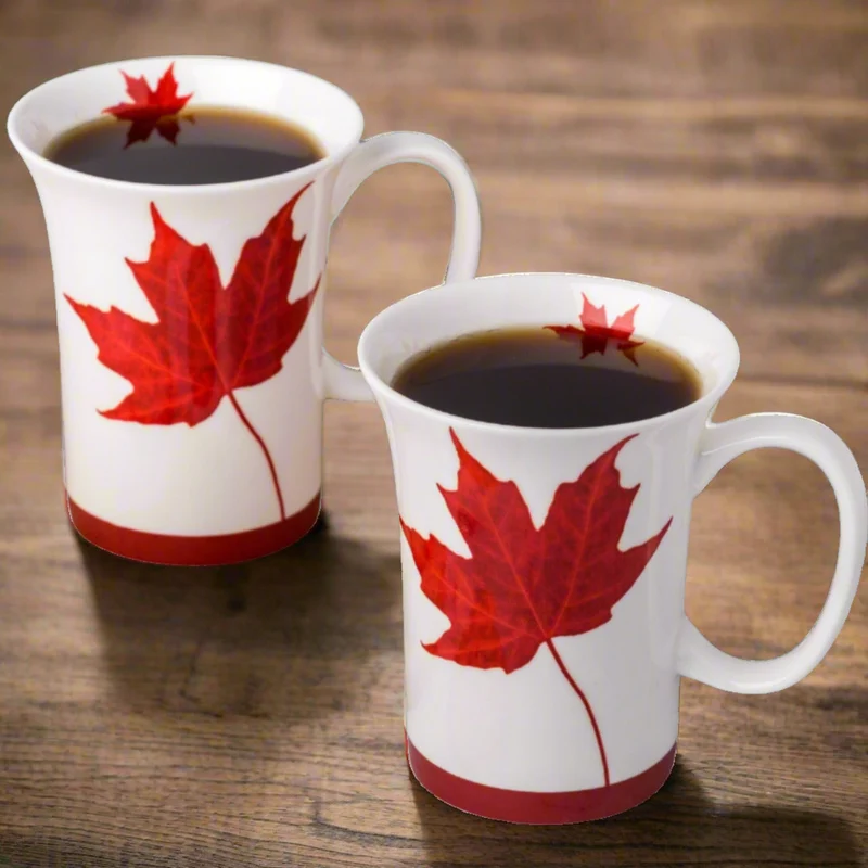 McIntosh 2 Mug Set - Canada Maple Leaf