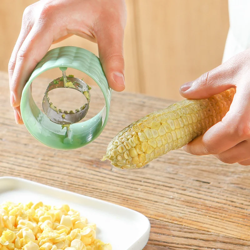 2Pcs Corn Cob Peeler Stripper Cutter Splitter Remover Thresher Kitchen Salad Tool Hot Corn Stripper