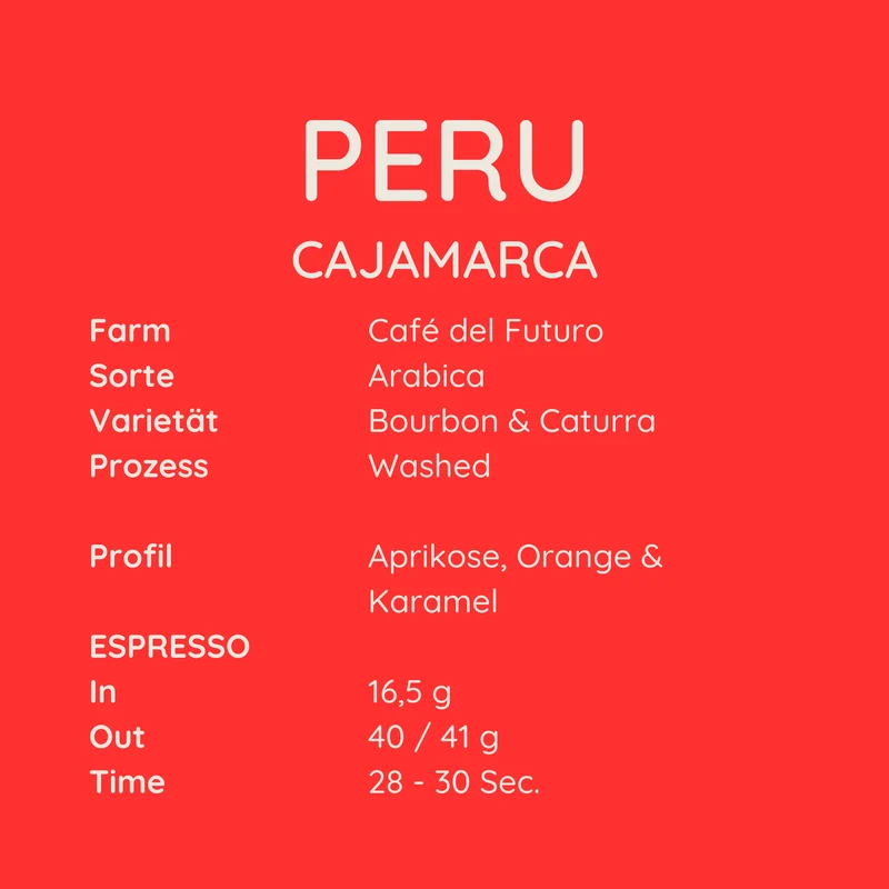 Peru Cajamarca ESPRESSO