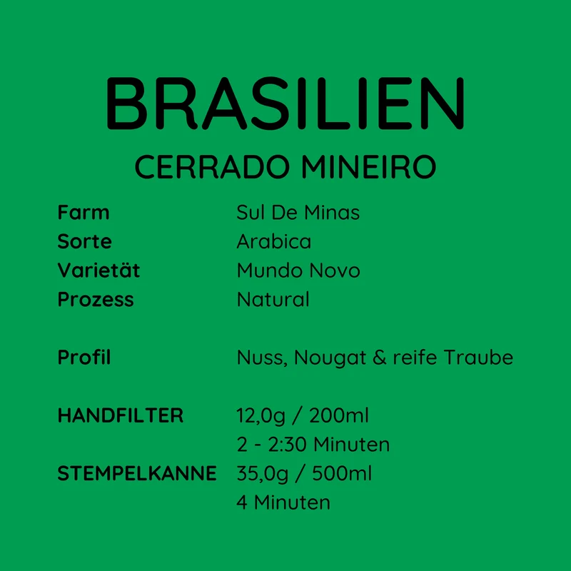Brasilien Cerrado Mineiro