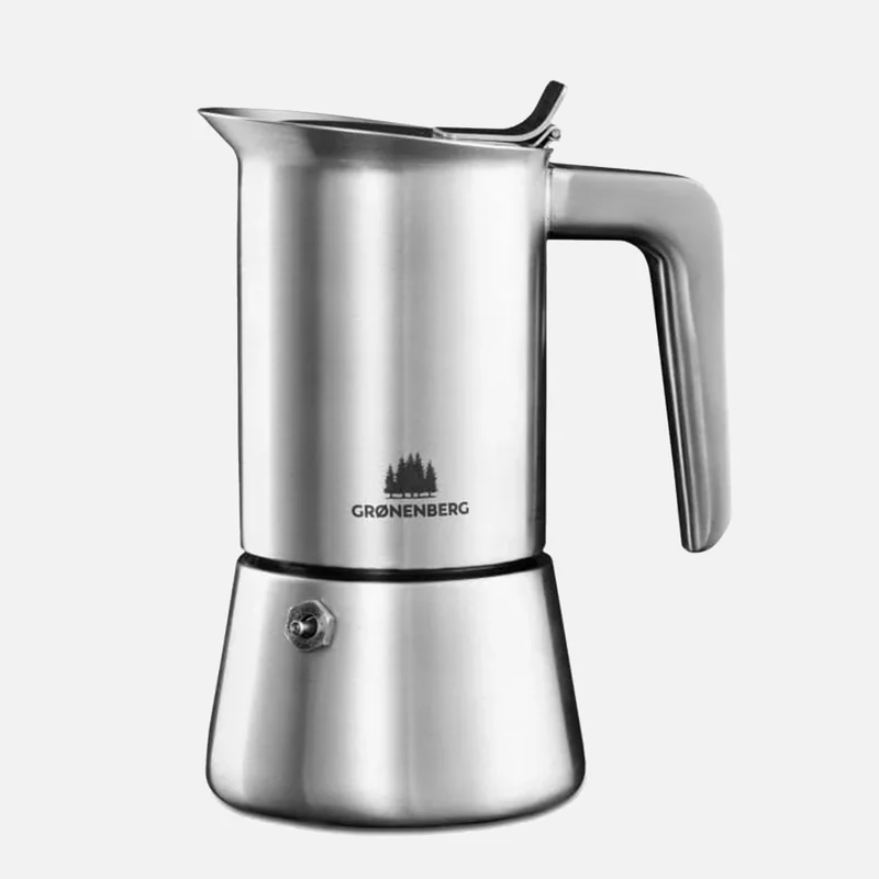 Grønenberg Espressokocher Edelstahl