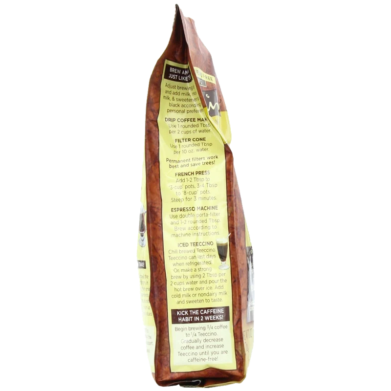 Teeccino Herbal Coffee Mediterranean Java Caffeine Free