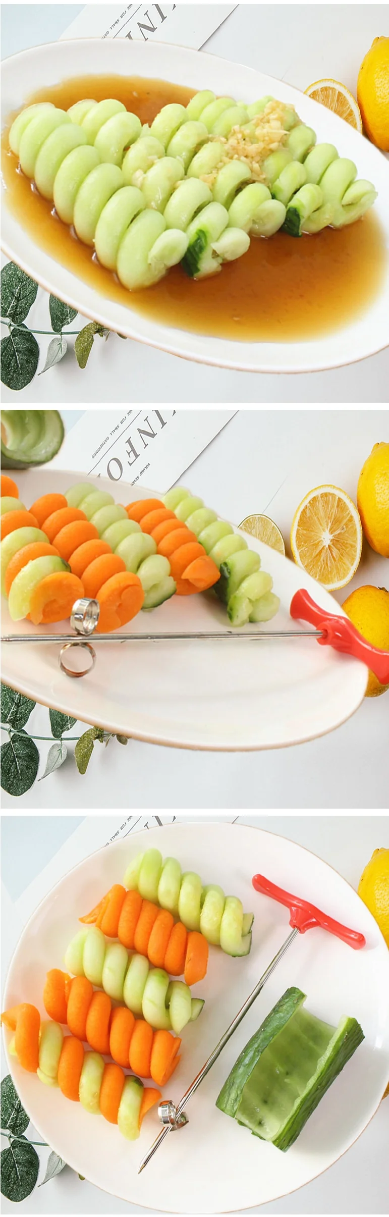 Manual Roller Spiral Slicer