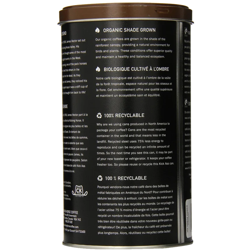 Kicking Horse Coffee 454 Horse Power Dark Whole Bean Coffee