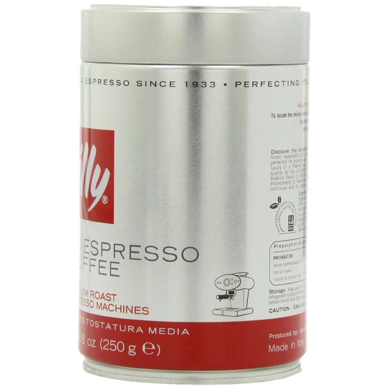 illy Caffe (Medium Roast Ground coffee Red Band)
