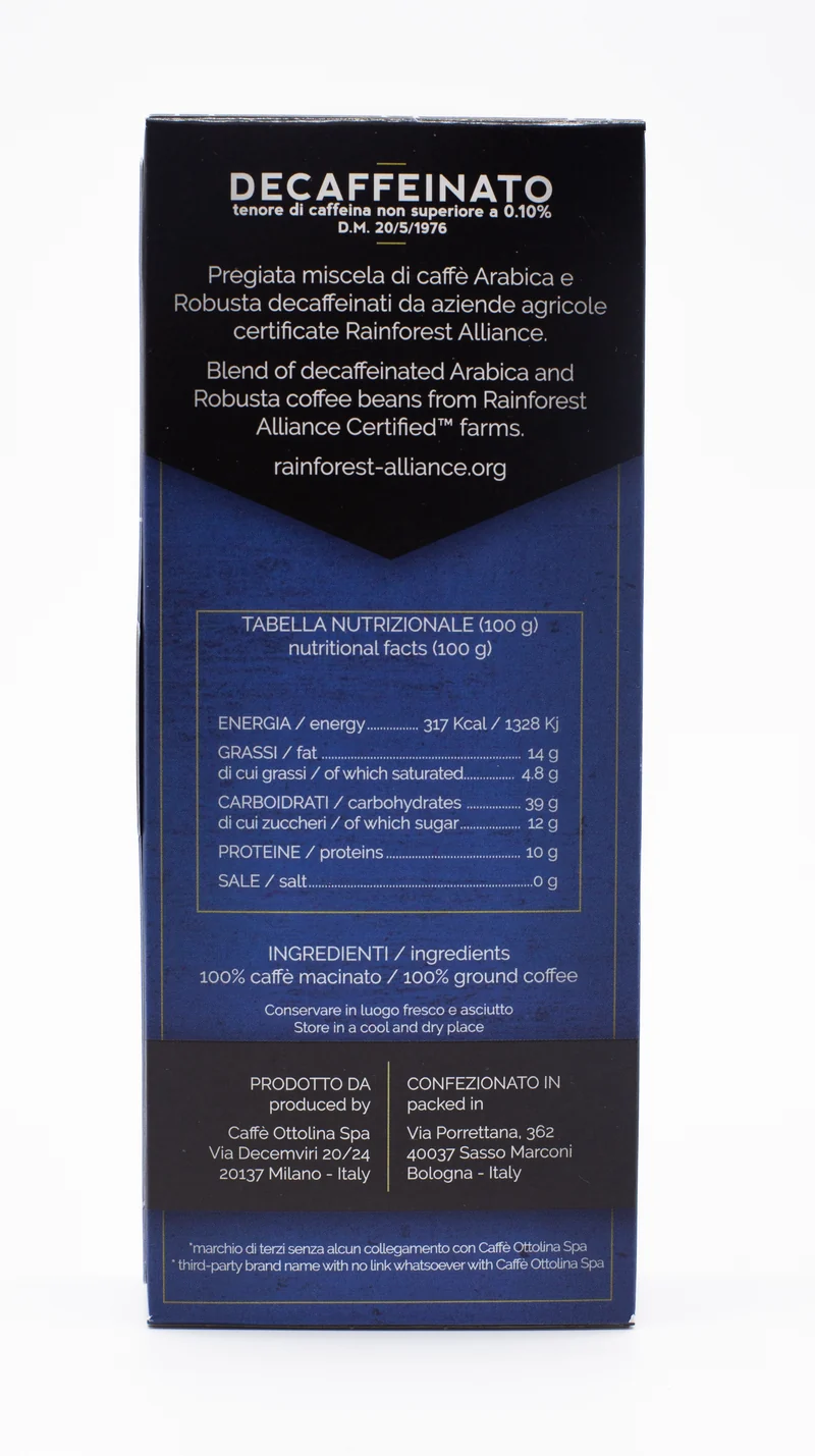 Caffè Ottolina Decaffeinato Capsule