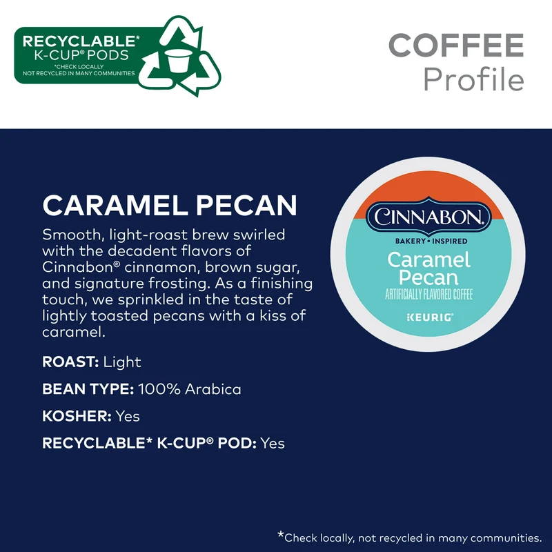 Cinnabon Caramel Pecan 24 CT
