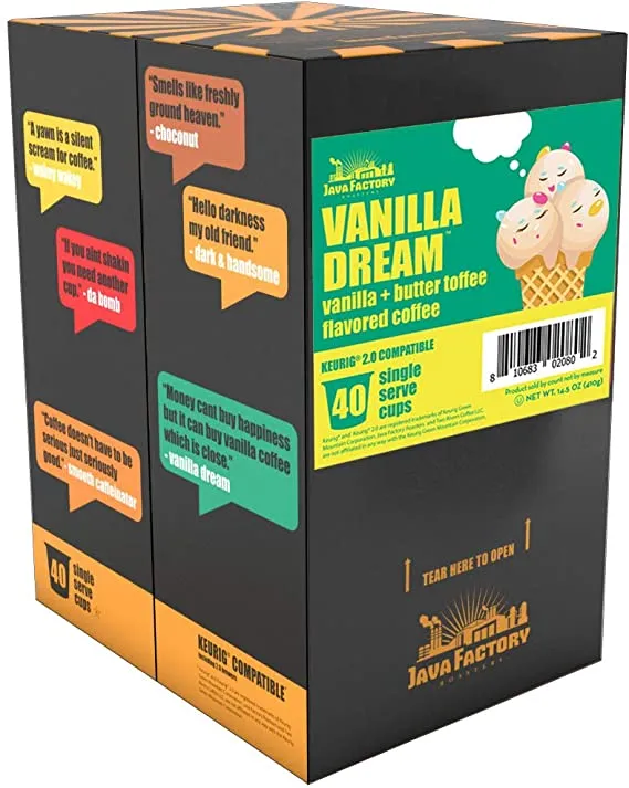 Java Factory Vanilla Dream 40 CT