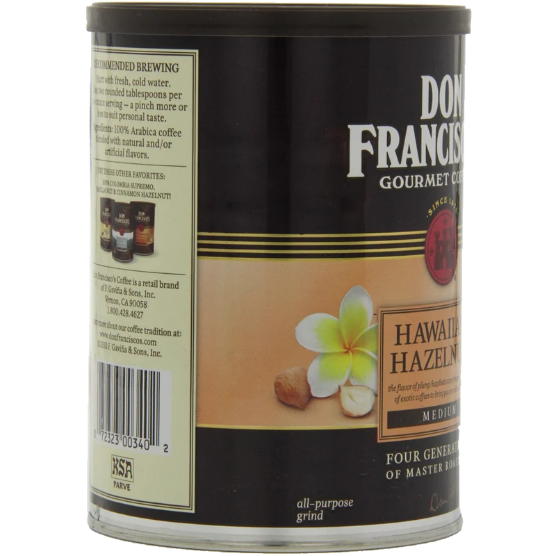 Don Francisco Hawaiian Hazelnut Coffee