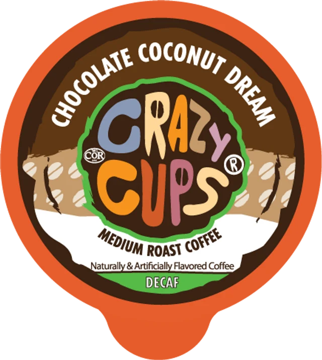 Crazy Cups Decaf Chocolate Coconut Dream 22 CT