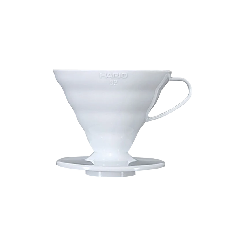 Hario V60 White Plastic Dripper - 02