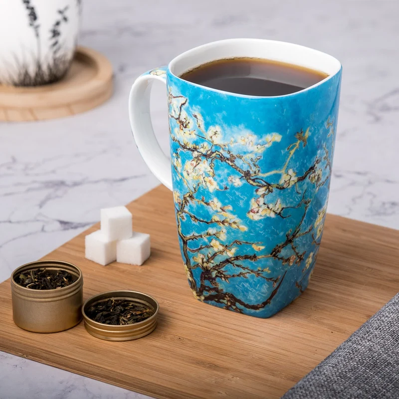 Mcintosh Grande Mug - Masters - Van Gogh - Almond Blossom