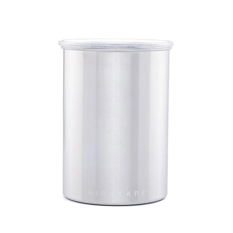 Airscape Classic 1 lb Coffee Canister - Stainless Steel