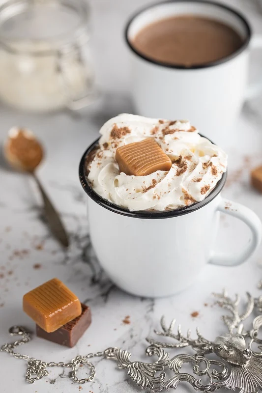 Gourmet Du Village Hot Chocolate - No Sugar Added - Salted Caramel