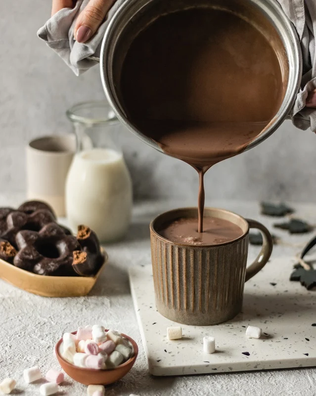 Gourmet Du Village Hot Chocolate - No Sugar Added - Double Truffle