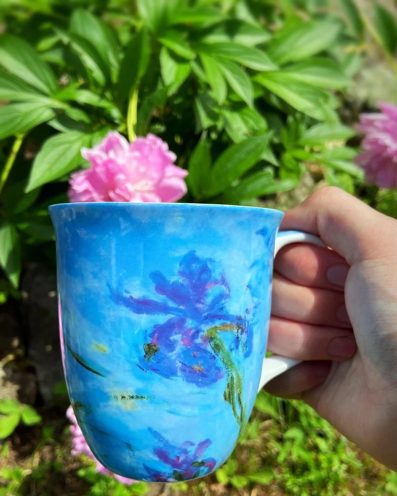McIntosh Java Mug - Monet - Lilac Irises