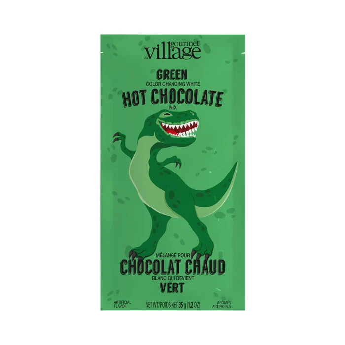 Gourmet Du Village Hot Chocolate - Whimsical - Dinosaur (Green)