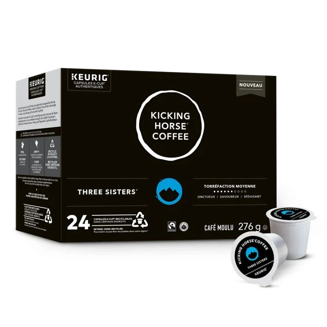 Kicking Horse Three Sisters Medium Roast 24 CT