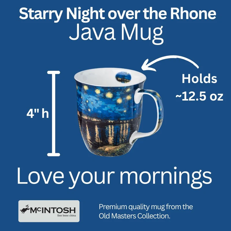 McIntosh Java Mug - Van Gogh - Starry Night Over The Rhone