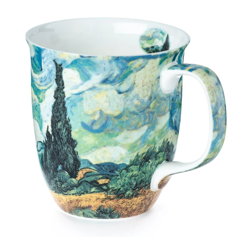 McIntosh Java Mug - Van Gogh - Wheatfields with Cypresses