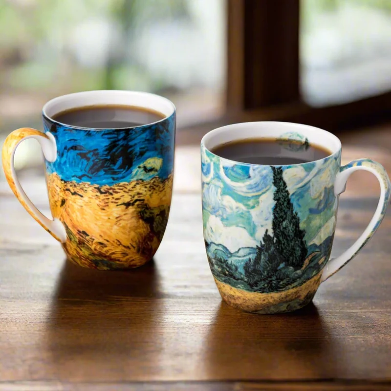 McIntosh 2 Mug Set - Van Gogh - Wheatfields