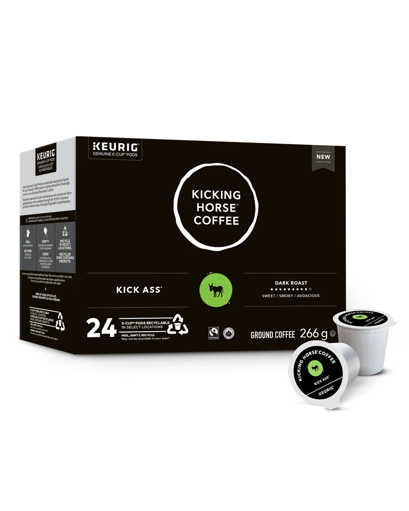 Kicking Horse Kick Ass Dark Roast 24 CT