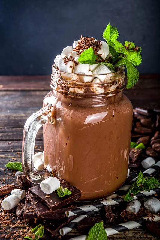 Gourmet Du Village Hot Chocolate - Dessert - Extra Rich Raspberry