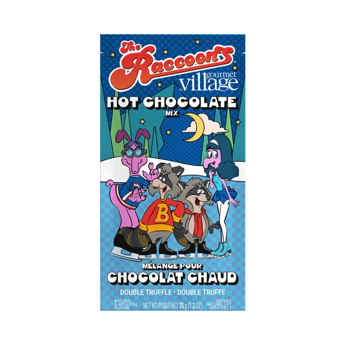 Gourmet Du Village Hot Chocolate - The Raccoons - "Winter Gang" (Double Truffle)
