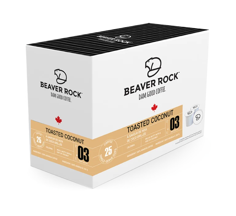 Beaver Rock Flavour Toasted Coconut 25 CT