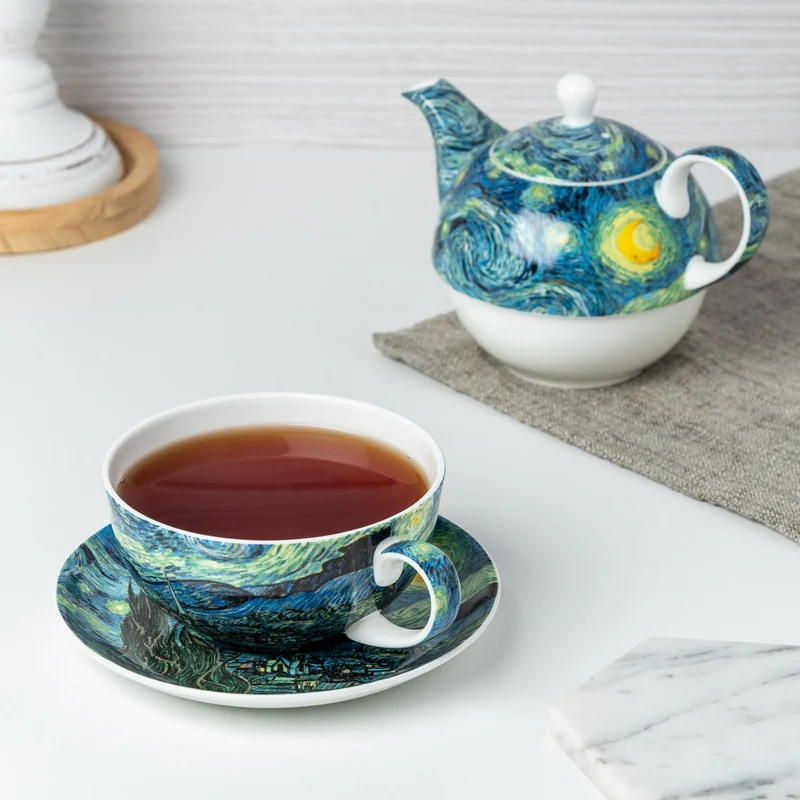 Mcintosh Tea for One - Van Gogh - Starry Night