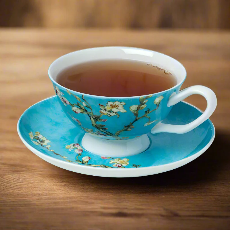 Mcintosh Teacup & Saucer - Van Gogh - Almond Blossom