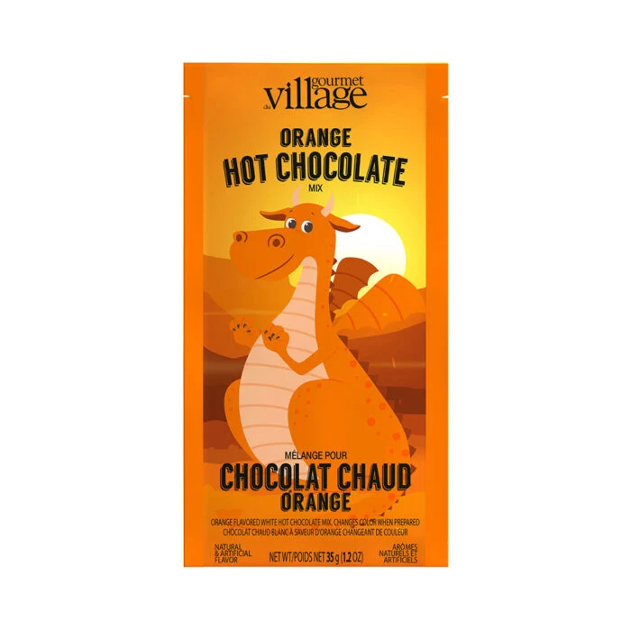 Gourmet Du Village Hot Chocolate - Whimsical - Dragon (Orange)
