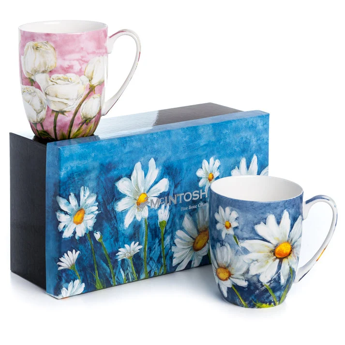 McIntosh 2 Mug Set - Morning Flowers
