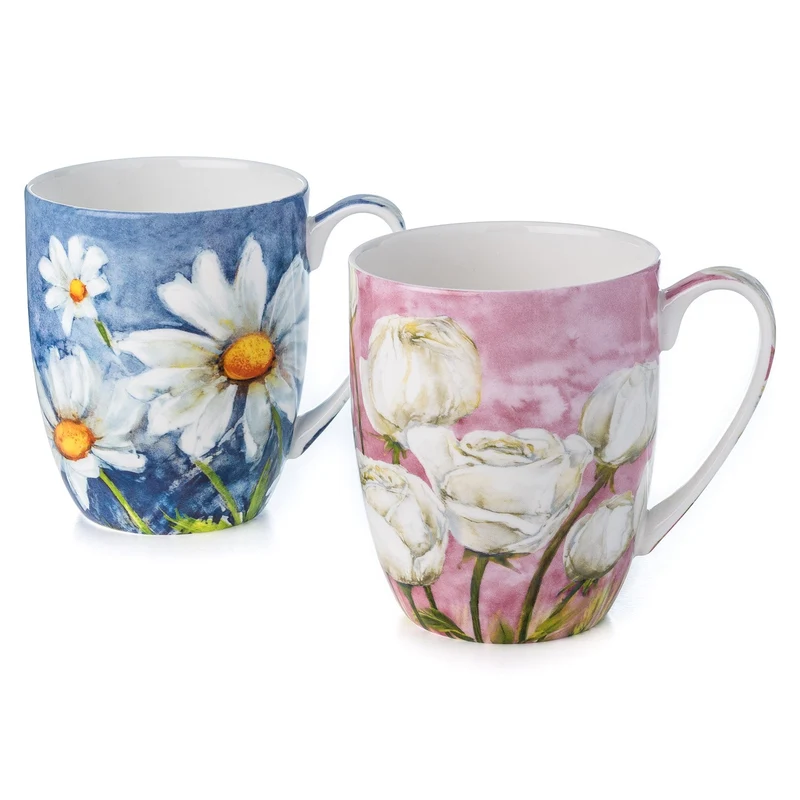 McIntosh 2 Mug Set - Morning Flowers