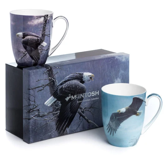 McIntosh 2 Mug Set - Robert Bateman - Eagles